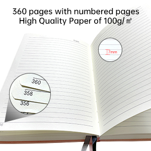 A5 PU <b>Notebook</b> Hardcover With Page Numbers Three Bookmarks Enterprise Customized LOGO Trending Products 2026 New Arrivals - Product Image 5