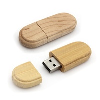 Penjualan Terbaik kustom kayu Logo pendrive promosi hadiah 1GB 2GB 4GB 8GB 16GB 32GB 64GB USB 2.0 stik Laser cetak USB Flash Drive