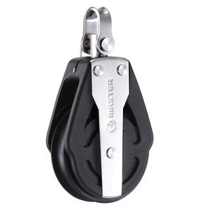 Polea de Bola con Placa Lateral Mixta Rotatoria/Grillete, Diámetro de Rueda de 57 mm, Diámetro de Cable de 12 mm, Herraje Marino SPB-5701F - Product Image 1