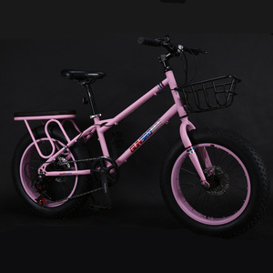 Vélo de montagne Ginorui 20 pouces rose pour filles avec freins à disque et pneus larges - Product Image 1