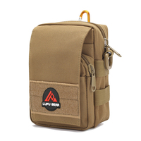 Sac banane tactique personnalisé avec logo, sac bandoulière multi-poches léger pour les voyages et la randonnée