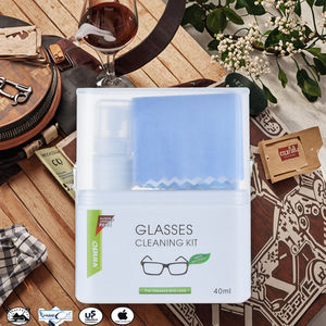 OEM Portable Anti-Fog Eye Contacts Care Solution Limpiador líquido <span class=keywords><strong>de</strong></span> microfibra para lentes <span class=keywords><strong>de</strong></span> contacto <span class=keywords><strong>de</strong></span> colores y anteojos - Product Image 5