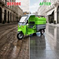 Triciclo de Limpieza DIKE LB3CX600 con Capacidad de Carga de 700 kg y Velocidad Máxima de 25 km/h para Limpieza de Vías Urbanas