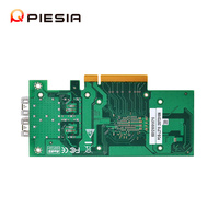 Piesia 10Gbps 2 X SFP + Pcie Carte Adaptateur PCIe 3.0 X8 Intel X710-Bm2 Optical Riser Card Pci-E Network Interface Expansion Card