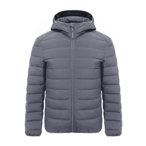 Veste matelassée légère et chaude pour homme, coupe-vent, personnalisée, de haute qualité, avec col montant et design avant, idéale pour la randonnée - Product Image 2