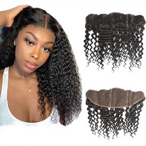 CDYHAIR 13*4 Ondas de Agua HD Transparente para Cierre de Cabello Pequeño, Pelucas de Cabello Humano Remy Brasileño 100% Natural de 8-20 Pulgadas - Product Image 4