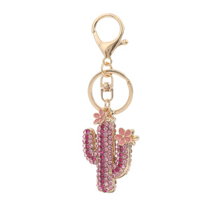 Porte-clés <span class=keywords><strong>Cactus</strong></span> Multicolore, Petit Pendentif Plante Fleur, Porte-clés Diamant d'Eau, Porte-clés <span class=keywords><strong>Cactus</strong></span> en Strass - Product Image 6