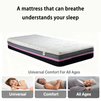 Matelas en mousse à mémoire de forme pliable, respirant, haute densité, sans formaldéhyde, fermeté moyenne, pour écoles - Vente en gros