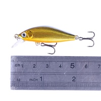 Vente en gros de leurres artificiels en ABS et en métal, Minnow 50 mm 3 g, coulants et flottants, mini wobbler, appât dur, crankbait pour truite