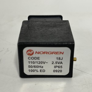 Bobine d'électrovanne NORGREN 18J 110/120V~2.5VA - Product Image 1