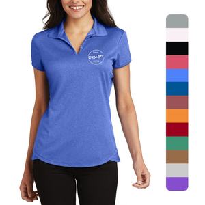 Haute qualité femmes pour chemises de cou en gros col en v été maillot tricoté anti-rétrécissement séchage rapide décontracté Logo brodé - Product Image 1