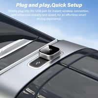 Nouveauté Mini adaptateur sans fil CarPlay Android Auto Plug and Play Boîte de diffusion multimédia USB Carplay