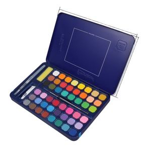 Set di Colori ad Acquerello Solidi Giorgione 48 Colori in Scatola di Latta di Alta Qualità, Vendita all'Ingrosso con Omaggi per Tela e Carta, Capacità 3ml - Product Image 1