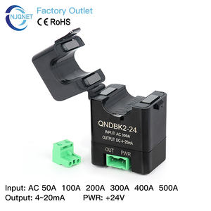 Трансформатор тока зажимного типа QNDBK2-24 AC 50A 100A 200A 250A 300A 400A 4-20мА, разъемный трансформатор тока с открытым сердечником и выходом 4-20мА - Product Image 2
