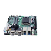 Placa Base H81 Mini ITX de 17x17cm Compatible con Procesador LGA1150, SATA 3.0, Chipset Intel H81 para Kiosco