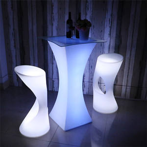 <span class=keywords><strong>Led</strong></span> 16 colores que cambian iluminado <span class=keywords><strong>Led</strong></span> Silla de <span class=keywords><strong>Bar</strong></span> iluminada mesa de cóctel <span class=keywords><strong>Led</strong></span> brillante - Product Image 5