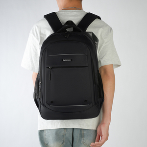 2025 High-End Trendy Cross-Border Backpack Waterproof Oxford Material for Casual <b>Work</b> and Travel Zipper Closure Computer <b>Bag</b> - Product Image 6