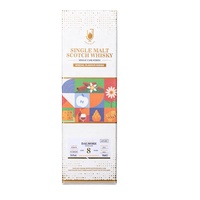 Boîte cadeau personnalisée en carton kraft ondulé recyclable pour vin et whisky, fermeture magnétique, pelliculage mat, quadrichromie, pour vodka, sodas et boissons