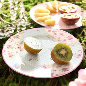 Vente en gros de vaisselle chinoise <span class=keywords><strong>service</strong></span> de table rose assiettes roses en céramique pour mariage services d'hôtel <span class=keywords><strong>et</strong></span> de restaurant - Product Image 4