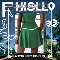 Jupe de tennis pour femme, taille haute, anti-exposition, à séchage rapide, deux pièces, culottes de fitness, logo frontal, respirante, pour le golf
