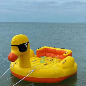 <span class=keywords><strong>Tube</strong></span> gonflable de vol de bateau de beignet de 5 personnes remorquable <span class=keywords><strong>pour</strong></span> des jeux de sports nautiques flottants d'enfants et d'adultes - Product Image 4