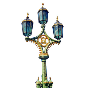 Personalizado estilo europeo IP65 impermeable LED decorativo poste de luz 3 cabezas de aluminio jardín calle parque luz paisaje - Product Image 6