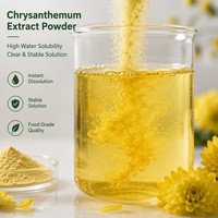 Poudre d'extrait de chrysanthème naturel 10:1 soluble dans l'eau