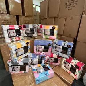 Juego de Sábanas de Microfibra 6 en 1, Fabricación China, en Existencia, Venta al por Mayor, para Cama King - Product Image 1