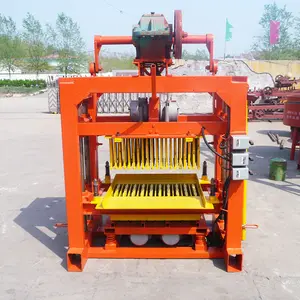 Handbediende Handmatige Blokvormmachines Mobiele Betoncementblokmachine