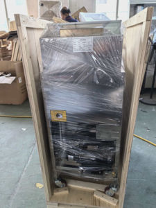 Friteuse à pression industrielle Shineho pour poulet frit, modèle ouvert au gaz avec panneau informatique programmable et pompe d'alimentation en huile - Product Image 5