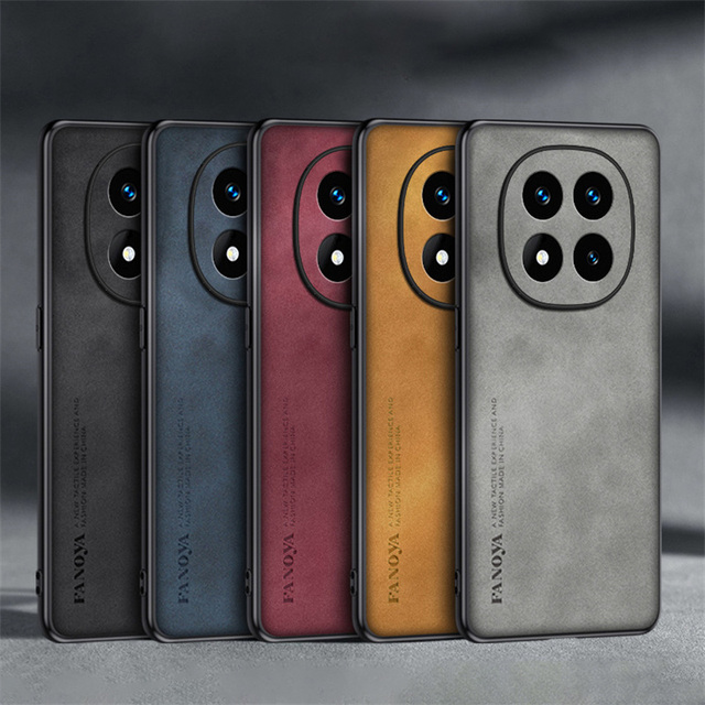 Luxury Business Man Phone Case for Xiaomi Redmi Note 14 / 14 Pro / 14 Pro+ 5G Sheepskin Leather All-inclusive Lens Back Cover