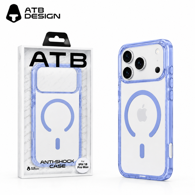 ATB Wholesale Clear Magnetic Phone Case for iPhone 18 Pro Max Anti Yellowing Shockproof Custom Mobile Phone Case