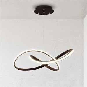 <span class=keywords><strong>Lampadario</strong></span> a Sospensione Moderno a <span class=keywords><strong>Cerchio</strong></span> Stile Scandinavo Creativo Minimalista a Linee per Soggiorno Camera da Letto Ristorante e Bar - Product Image 5