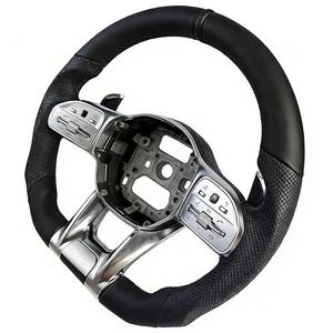 Volant en cuir microfibre souple d'origine pour Mercedes Benz E55 E250 W117 W205 W222 <span class=keywords><strong>GLC</strong></span> <span class=keywords><strong>43</strong></span> - Product Image 1