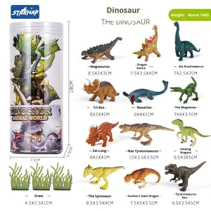 Simulación <span class=keywords><strong>de</strong></span> PVC para niños Tyrannosaurus Rex Jurassic Farm Model Set Juguetes al por mayor con dinosaurios y <span class=keywords><strong>animales</strong></span> - Product Image 3
