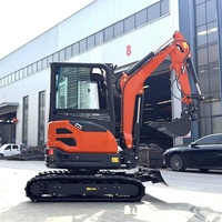 LIVRAISON GRATUITE Mini-excavatrice 3 tonnes EPA, nouvelle pelle sur chenilles pour ferme, moteur Yanmar, excavatrices compactes 1 tonne 2 tonnes