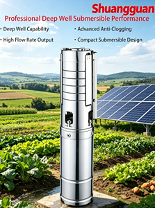 Solution <span class=keywords><strong>d</strong></span>'approvisionnement en <span class=keywords><strong>eau</strong></span> hors réseau 4YYD Courant continu 72V Pompe solaire anti-colmatage basse tension pour puits profond avec impeller en acier inoxydable et <span class=keywords><strong>fonctionnement</strong></span> silencieux - Product Image 5