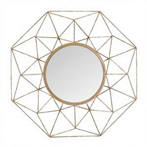 Miroir convexe encadré argenté personnalisé 2025, épaisseur 4,0 mm, moderne, décoratif, à suspendre au mur pour la décoration intérieure - Product Image 1