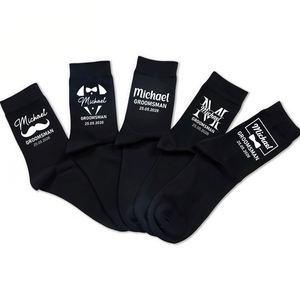 Calcetines Divertidos para Padrinos de Boda, con Nombre, Fecha y Rol, Regalos para Boda/Propuesta/Fiesta - Product Image 1