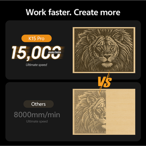 <span class=keywords><strong>Machine</strong></span> de gravure et de découpe laser Yeelaser K15 10W, conception modulaire <span class=keywords><strong>CNC</strong></span>, nouvelle, facile à utiliser, acrylique, bois, contreplaqué, caoutchouc, cuir, DXF - Product Image 2