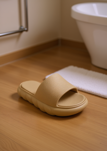 Sandali EVA da donna infradito con punta aperta, ultra morbidi, antiscivolo, comode ciabatte da bagno, taglia 26, colore rosa, per tutte le stagioni - Product Image 2