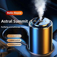 Purificateur d'air pour voiture, diffuseur d'huiles essentielles, humidificateur, éclairage ambiant, USB, Mini Portable, pour voiture, maison, bureau