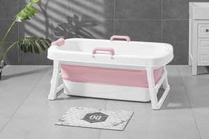 <span class=keywords><strong>Baignoire</strong></span> <span class=keywords><strong>mobile</strong></span> en plastique <span class=keywords><strong>pliable</strong></span> de haute qualité pour adultes avec couvercle Qualité garantie - Product Image 2