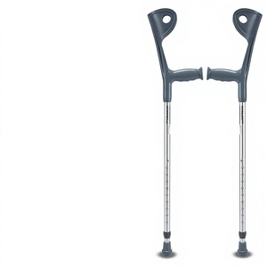 Béquilles réglables en alliage d'aluminium pour la rééducation des fractures, aide à la marche, conception télescopique - Product Image 5