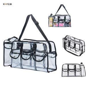 Nuovo Organizer Cosmetico da Viaggio <span class=keywords><strong>Modella</strong></span> in PVC con Cerniera, Manico Morbido e Capacità Media, Elegante e Resistente - Product Image 3