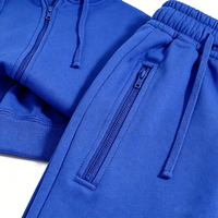 Tendances 2026 : Ensemble de survêtement 2 pièces élégant pour femme, avec sweat à capuche zippé mi-lourd, grande taille, coupe ample unie, pour le sport et les loisirs