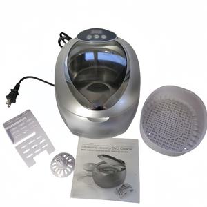 <span class=keywords><strong>Nettoyeur</strong></span> à ultrasons pour bijoux et DVD Brookstone 606376, 3 cycles, arrêt automatique, boîte ouverte - Product Image 5