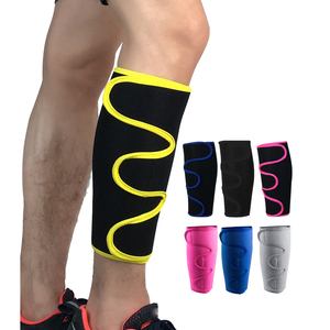 "Custom # Neoprene # Shin & Calf Brace Support para el alivio del dolor & Compression Leg Wrap" - Product Image 1