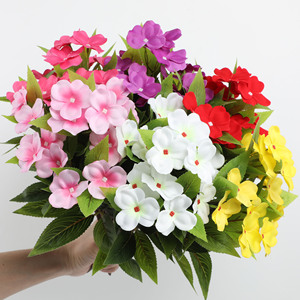 ช่อดอกไม้ประดิษฐ์สำหรับตกแต่งงานแต่งงานช่อ<span class=keywords><strong>ดอก</strong></span>ไม้ทำจากผ้าไหมสำหรับตกแต่งบ้านและสำนักงาน - Product Image 3