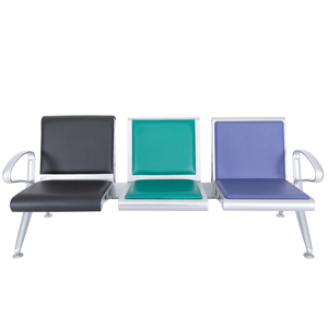 Silla de Espera para Aeropuerto de Poliuretano PU de Primera Calidad en Color Azul - Product Image 5